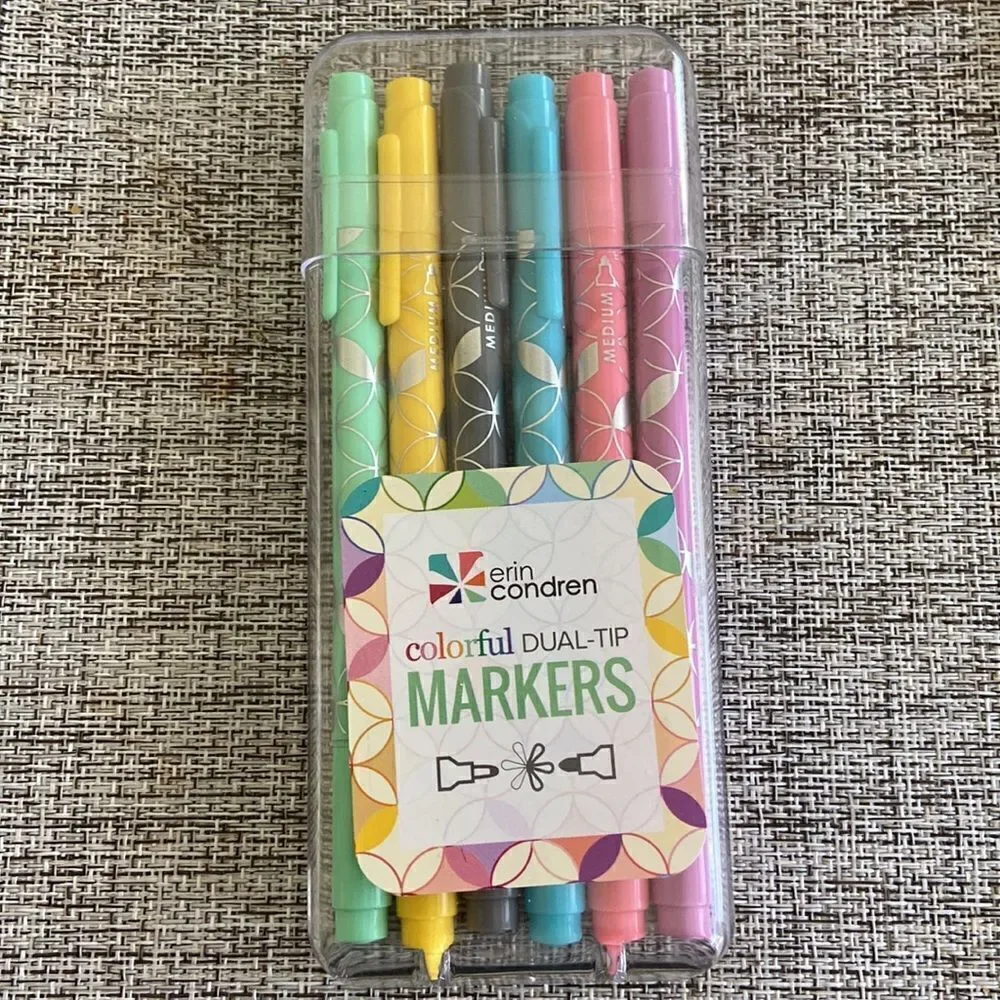 Erin Condren markers pastel colors new
